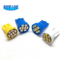 100Pcs T10 Non Polar 8 SMD 1206 3020 194 168หลอดไฟ LED Wedge AC DC 6V 6.3V 12V 24V เครื่องพินบอลสีขาวสีแดงสีฟ้าสีเขียวสีเหลือง