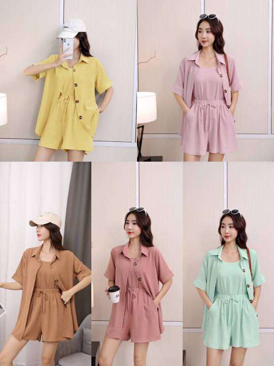 gib-set-3-ชิ้น-เช็ตเสื้อสูทสีพื้น-อก42-เสื้อ-อกใน-36-38