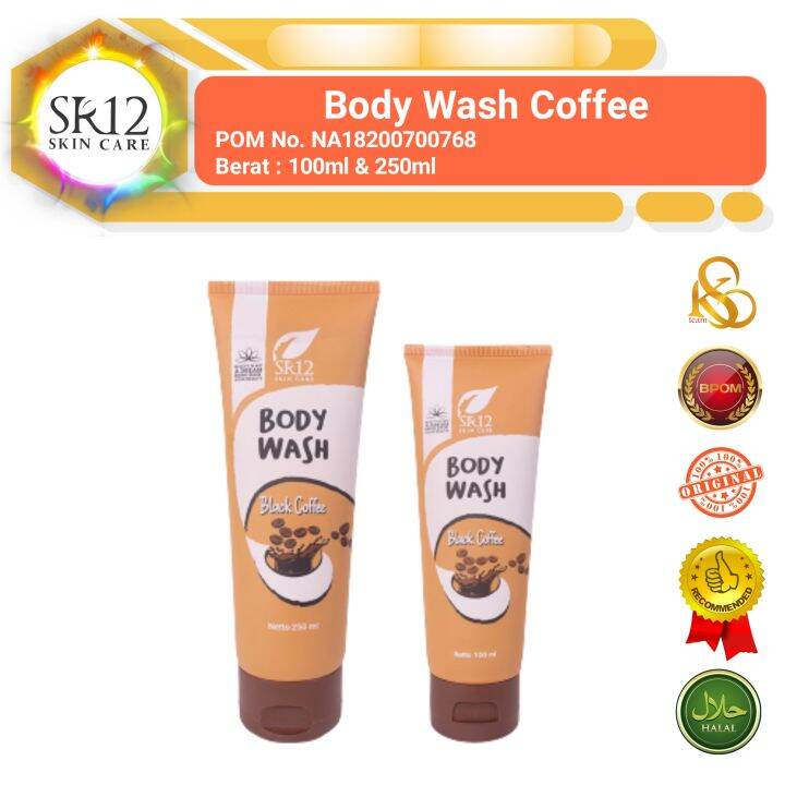 Body Wash Black Coffee Sr Sabun Kopi Ampuh Mengangkat Sel Kulit