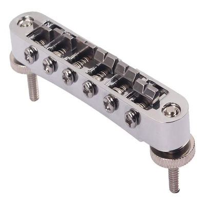 LP Bridge Tune O Matic Bridge Adjustable Chrome Plated Guitar Bridge for Guitars Musical Replacement Accessory