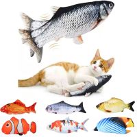 Cat USB Charger Toy Fish Interactive Electric floppy Fish Cat toy Realistic Pet Cats Chew Bite Toys Pet Supplies Cats dog toy Toys