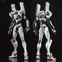 BANDAI ชุดประกอบโมเดลต้นฉบับ RG มีคุณสมบัติ EVANGELION UNIT-04หุ่นประกอบตุ๊กตาขยับแขนขาได้อะนิเมะของขวัญหุ่นยนต์สำหรับเด็กผู้หญิง