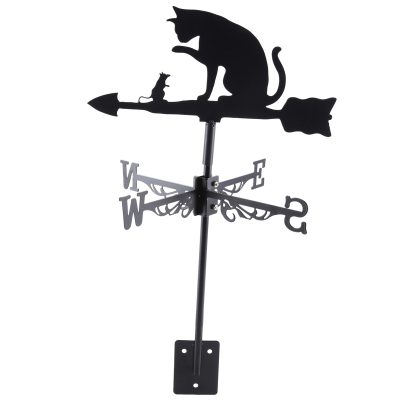 Mouse Weather Vane,Weathervane Silhouette,Garden Decorative Wind Direction Indicator for Outdoor Yard Farm