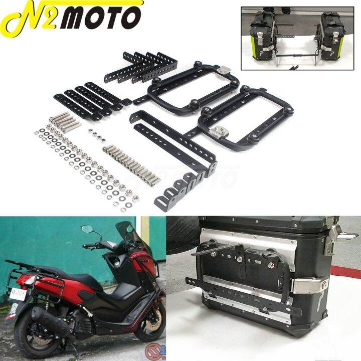 Motorcycle Pannier Top Case Rack Rear Luggage Bracket Carrier