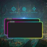 ☃ 1pcs Mouse Pads RGB Keyboard Desk Mat Gamer LED Carpet Keyboard Mat Mice Pads With Backlit Key Control 7 Colour Adjustable