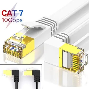 AMPCOM Ethernet Cable RJ45 Cat7 Lan Cable 1M 1.5M 2M 3M STP RJ 45 Flat