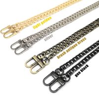 【YF】 High Quality 40/60/80/100/120cm Double Clasp Snap Clip Handbag Purse Chain Leather Bag Strap Handle Shoulder Replace Repair