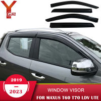 ที่บังแดดหน้าต่าง T60สำหรับ Maxus T70 Ldv Ute 2019 2020 2021 2022 2023ที่บังแดดกันน้ำฝนแผงกันลมติดกระจกรถยนต์กันสภาพอากาศที่บังกันน้ำฝนหน้าต่างรถกะบังฝนลมแดดที่บังแดด