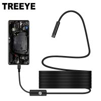 【Popular】 TREEYE กล้องตรวจความสะอาดฟันโทรศัพท์1ม. 2ม. 5ม. 7/5เลนส์ส่องกล้อง5มม. IP67กันน้ำกล้องงูเอชดียูเอสบี480P