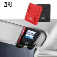 ZR สำหรับรถ Sun Visor การ์ดปากกา Bill Organizer Universal หนังแว่นตากันแดดคลิปสำหรับ Land Rover Defender Range Rover Discovery 4