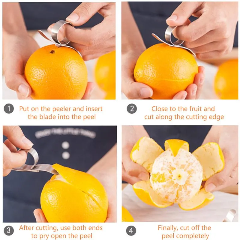 Original Thumb Style Citrus Peeler, Grapefruit Peel Remover