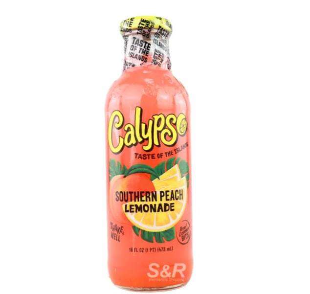 Calypso Southern Peach Lemonade Juice Drink 473mL Lazada PH