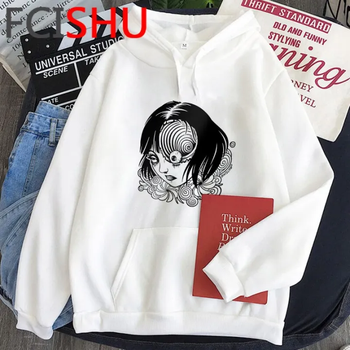 Junji Ito สยองขวัญ Hoodies ชายอะนิเมะ2021ผู้ชาย Hoodies Hoody Y2k ความงาม Grunge Th 8847