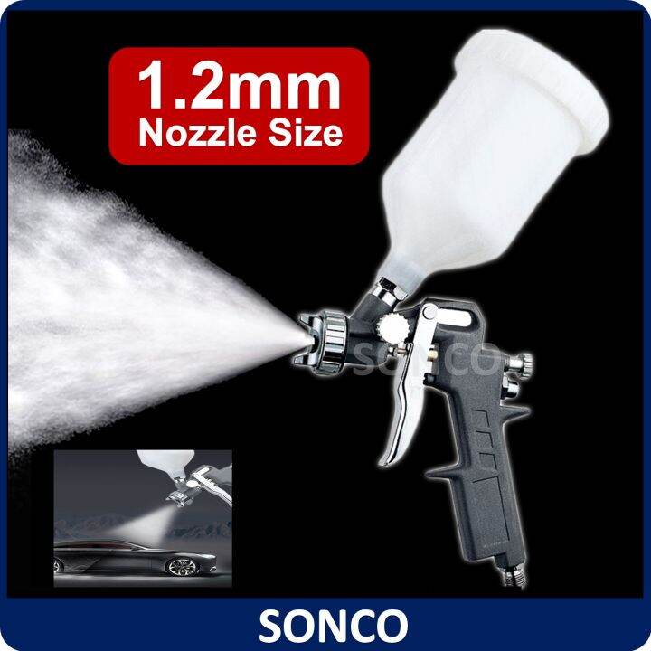 ♝PRO 1.2mm 700cc Nozzle Capacity Gravity Feed Home Wall Painting Spray
