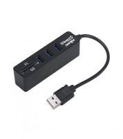 HOT SALE 2 in 1 Type-C OTG USB 2.0 3 Ports &amp; SD / TF Card Reader HUB Splitter Combo