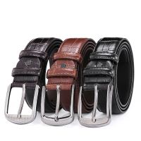 Mens Belt Fashion Metal Alloy Pin Buckle Belts Luxury Jeans Business Casual Waist Male Strap Brand