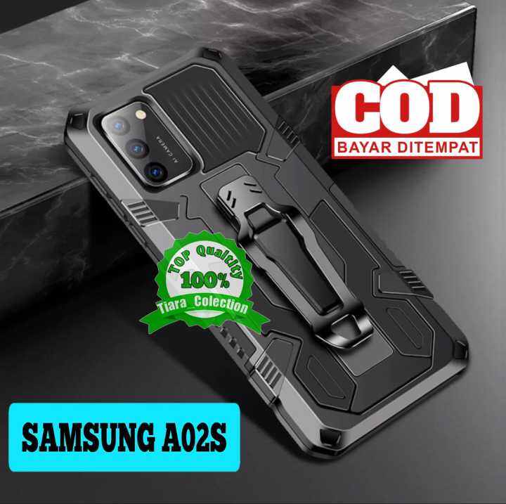 Samsung Galaxy A02s A03s Casing Armor Terbaru Sarung Hp Pelindung Dengan Sandaran Punggung 6489