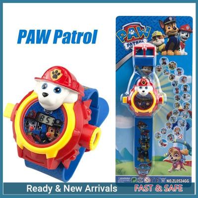 3D Cartoon Projector Watch 24 Image Gift Spide rman Projection Cartoon Pattern Digital Child Watch For Boys Girls LED Display Kids Clock