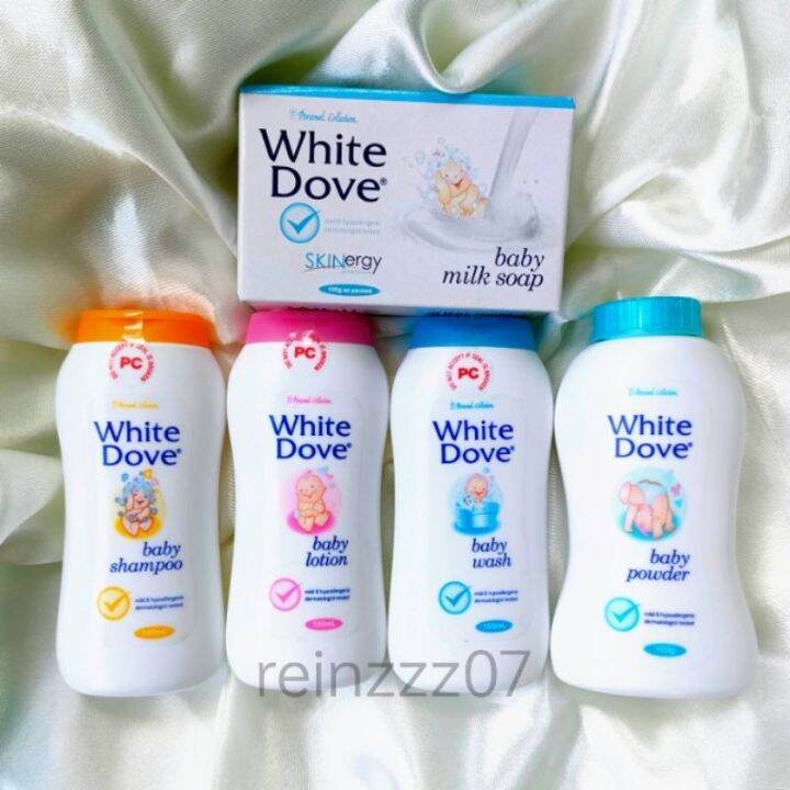 [Bundle] Personal Collection White Dove Baby Products (Lotion,Wash,Shampoo,Powder,Soap) 100mL