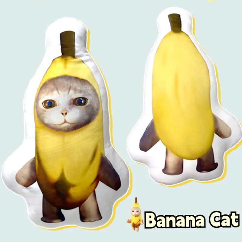 cat in banana plush