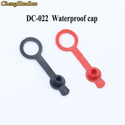 10pce/LOT Waterproof cap 5.5 mm x 2.1mm DC Power Jack Socket Female 10MM 5.5*2.1 5.5*2.5MM Waterproof DC-022  Wires Leads Adapters
