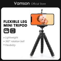 Vamson Flexible Mini Tripod smartphone Tripod Mobile Phone Holder clip stand for GoPro Hero 11 10 9 8 7 6 5 4 for yi 4k for DJI Selfie Sticks