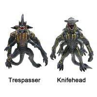 Toptoy มีด Kaiju 2ชิ้น/Trespasser PVC แปซิฟิกริมรูปปั้นของขวัญสำหรับเด็กตุ๊กตาขยับแขนขาได้