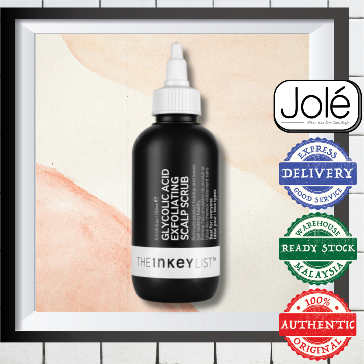 The Inkey List Glycolic Acid Exfoliating Scalp Scrub (150ml) Lazada