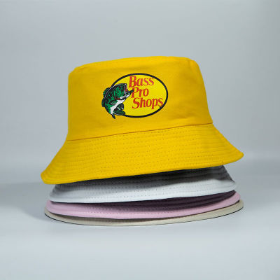[hot]Bass Pro Shops Bucket Hats Man Outdoor Reversible Cotton Summer Fisherman Cap for Women UPF50+ Sun Protection for Fishing