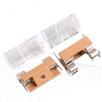 10pcs Panel Mount PCB Fuse Holder Case w Cover For Glass Fuse 5x20mm Holder Fuses  Accessories