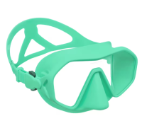 Scuba mask - 500 Mono (Lens width: 15 cm. Lens height: 8 cm. Thickness: 6.5 cm.)