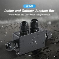 IP68 Junction Box Electrical 4 Way Waterproof Enclosure Block Cable Connecting Protection for Wiring Accessories Wire Connector