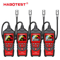 HABOTEST HT601 เครื่องวิเคราะห์ ก๊าซติดไฟได้ เครื่องตรวจจับแก๊สรั่ว อุปกรณ์ตรวจจับแบบมือถือไวไฟ 9999 PPM ตัวทดสอบมิเตอร์หัววัดความยืดหยุ่น