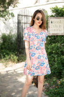 VShop ?? Floral Dress กรี๊ดมากๆกับเดรสตัวนี้ ทรงน่ารักมากๆค่ะ ลายดอกเฉพาะไม่ซ้ำ