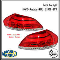 BMW ไฟท้าย Rear light รุ่น Z4 Roadster (E89) : ปี 2009 - 2016 แบรนด์ MAGNETI MARELLI เบอร์แท้ 63217191776, 63217191775 บีเอ็มดับบลิว  ขั้วไฟ  Lamp Type : H21W, W16W