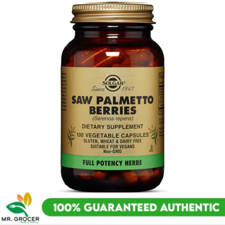Solgar Full Potency Saw Palmetto Berries 100 Capsules Lazada PH