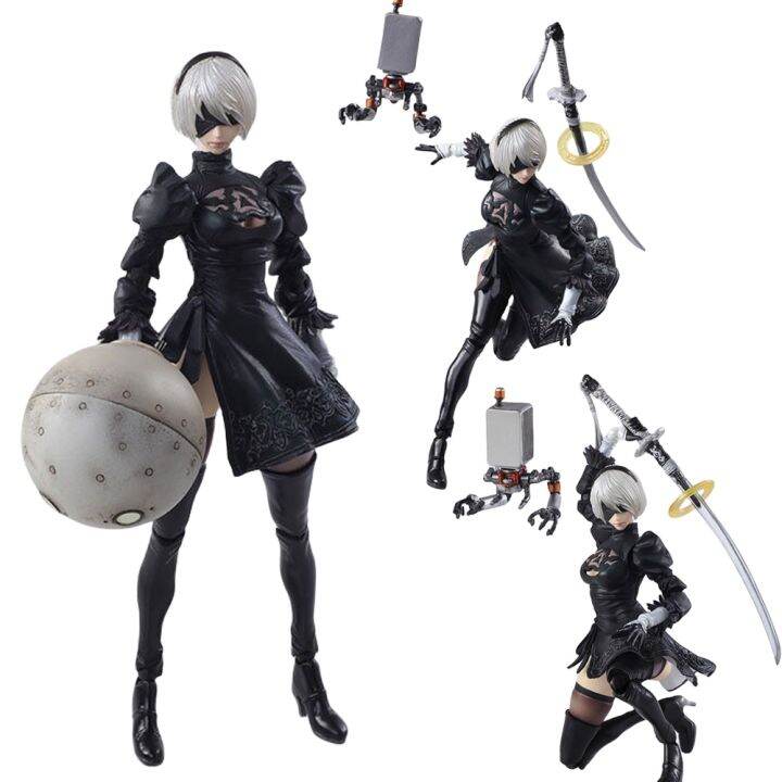 28ซม-nier-automata-yorha-ภาพอนิเมะ-no-2ประเภท-b-2b-และเครื่องจักรพีวีซีรูปแบบการกระทำของเล่นโมเดลการเก็บของเล่นสำหรับของขวัญ2023ผลิตภัณฑ์ที่น่าเชื่อถือ