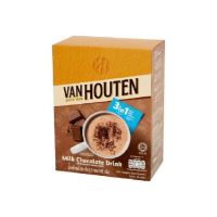 เครื่องดื่มช็อกโกแลตนม Van Houten 140g - เครื่องดื่มช็อกโกแลตร้อนเข้มข้นและเข้มข้นคุณภาพระดับพรีเมียม