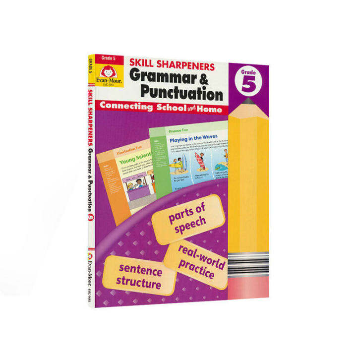 Evan Moor Skill Sharpeners Grammar & Punctuation Grade 5 Grammar and Punctuation exercise book