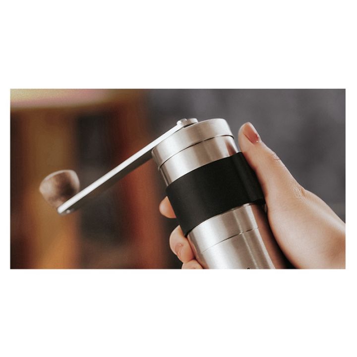 portable-manual-coffee-grinder-higher-hardness-conical-ceramic-burrs-stainless-steel-hand-with-fine-powder-adjustment