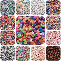 【CW】☋♂  50Pcs 9mm Polymer Clay Beads Spacer Smiley Jewelry Making Necklace Accessories