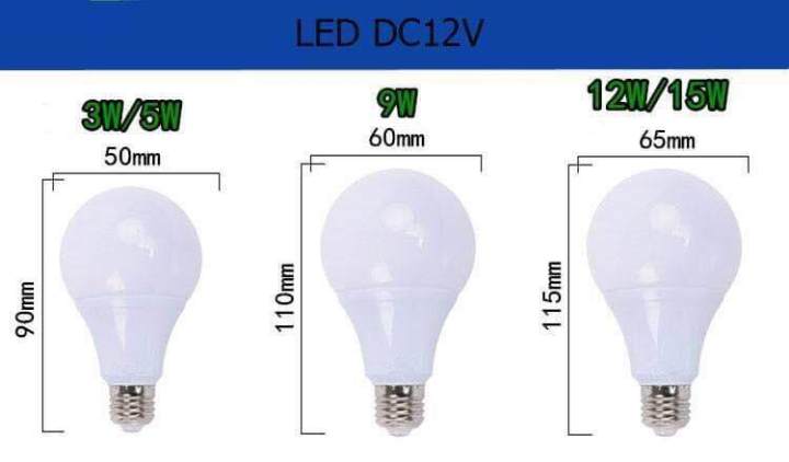 หลอกLEDใช้กับแรงดัน12V-85V ขั่วเกลียวE27