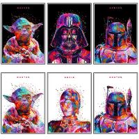 xaviery สติกเกอร์วอลเปเปอร์ ลาย Star Wars สําหรับตกแต่งผนัง ห้องนั่งเล่น บาร์