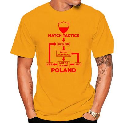 Poland Team Tactics Adult T-Shirt S M L XL Un Football 2020