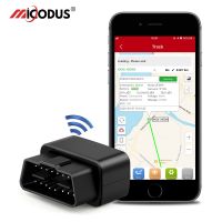 ตัวติดตาม GPS OBD เครื่องติดตามรถยนต์ Micodus MV33เครื่องติดตาม GPS ติดตามแบบเรียลไทม์เครื่องมือค้นหา GPS ขนาดเล็กการช็อตและการเสียบปลั๊กการแจ้งเตือน Geofence แอปฟรี