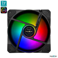 FAN CASE TSUNAMI PROTECTOR ABLAZE+ ARGB(BLACK) พัดลมเคส RGB (ไม่มีกล่อง Nobox ) HITECHubon