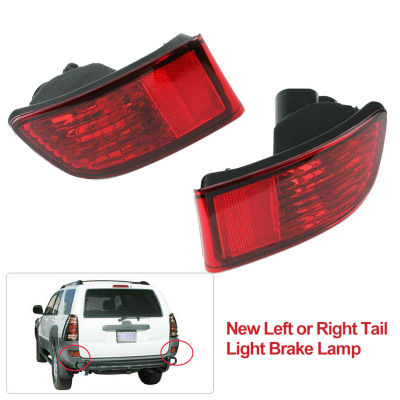 รถหมอกโคมไฟ LED สีแดงไฟเตือนความสว่างสูงสำหรับ Toyota 4Runner 2003 2004 2005สำหรับ Toyota Land Cruiser Prado 120 2002-2009