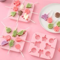 Cute Lollipop Molds Jelly and Candy Chocolate Cake Mold Variety Shapes Cake Silicone Form For Baking Decorating Tool
