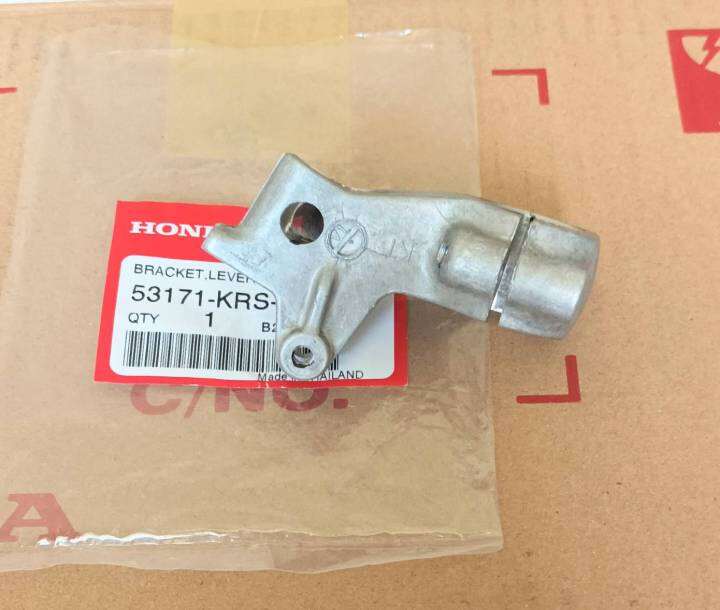 หูกระจก-หูจับมือเบรค-honda-w100-2002-2004-ด้านขาว-รุ่นดั้มเบรค-แท้ศูนย์-53171-krs-970