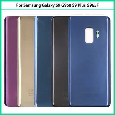 New For SAM Galaxy S9 / S9 Plus G960 G965 G965F Battery Back Cover Rear Door 3D Glass Panel Housing Case Adhesive Replace Replacement Parts